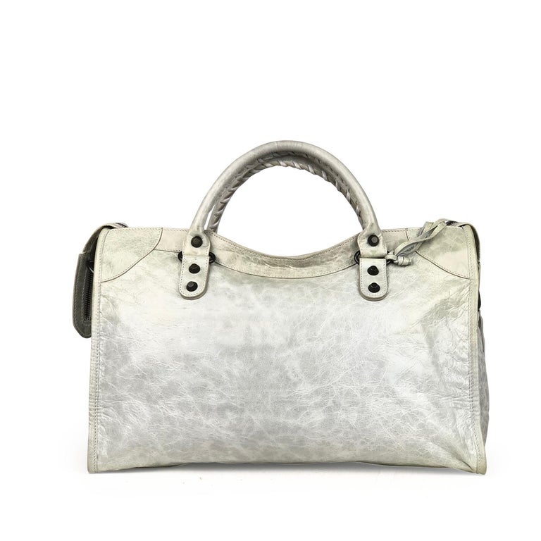 balenciaga city bag grey
