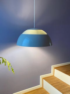 Graue Arne Jacobsen Aj Royal Pendelleuchte von Louis Poulsen, Dänemark