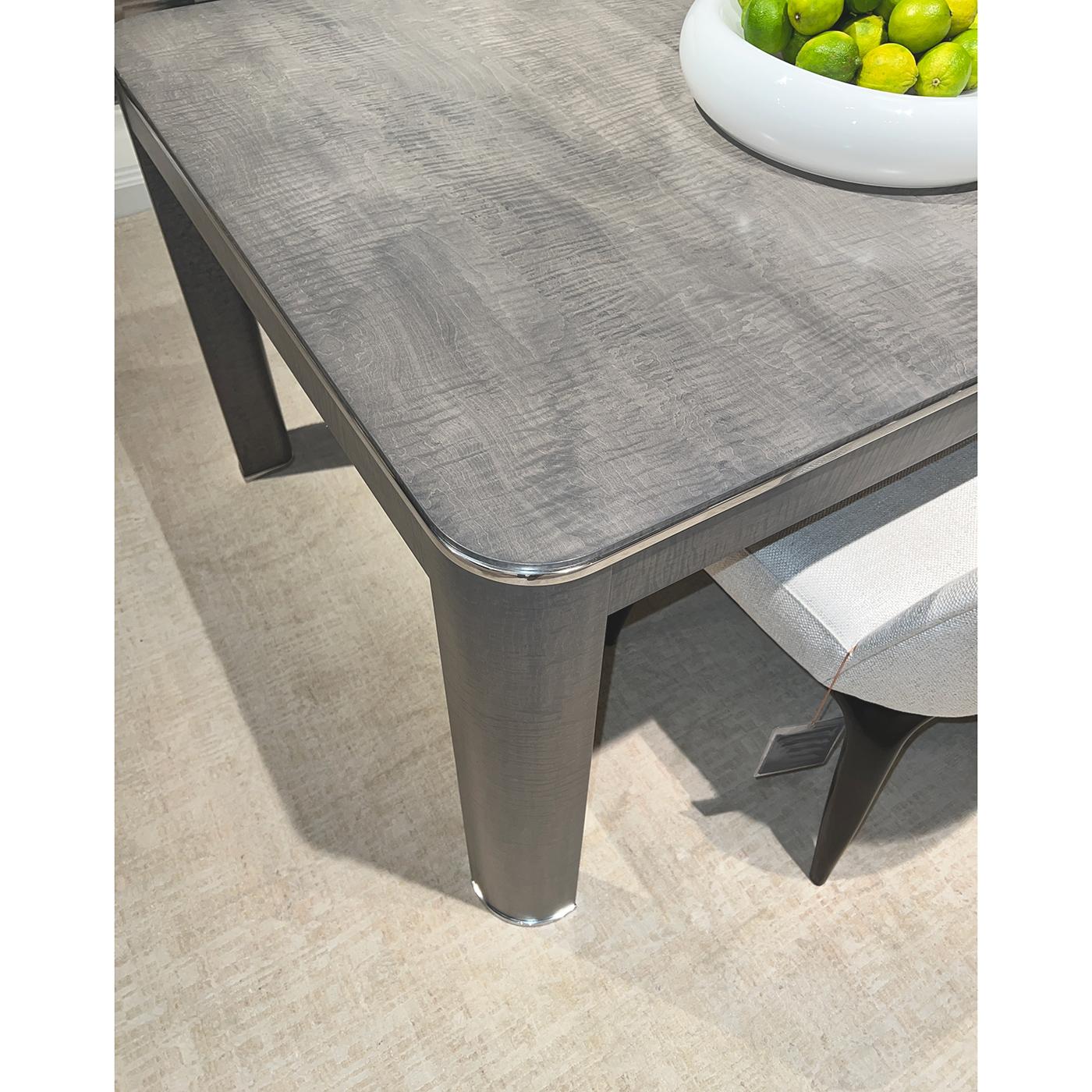 Table à manger extensible Art déco gris en vente 4