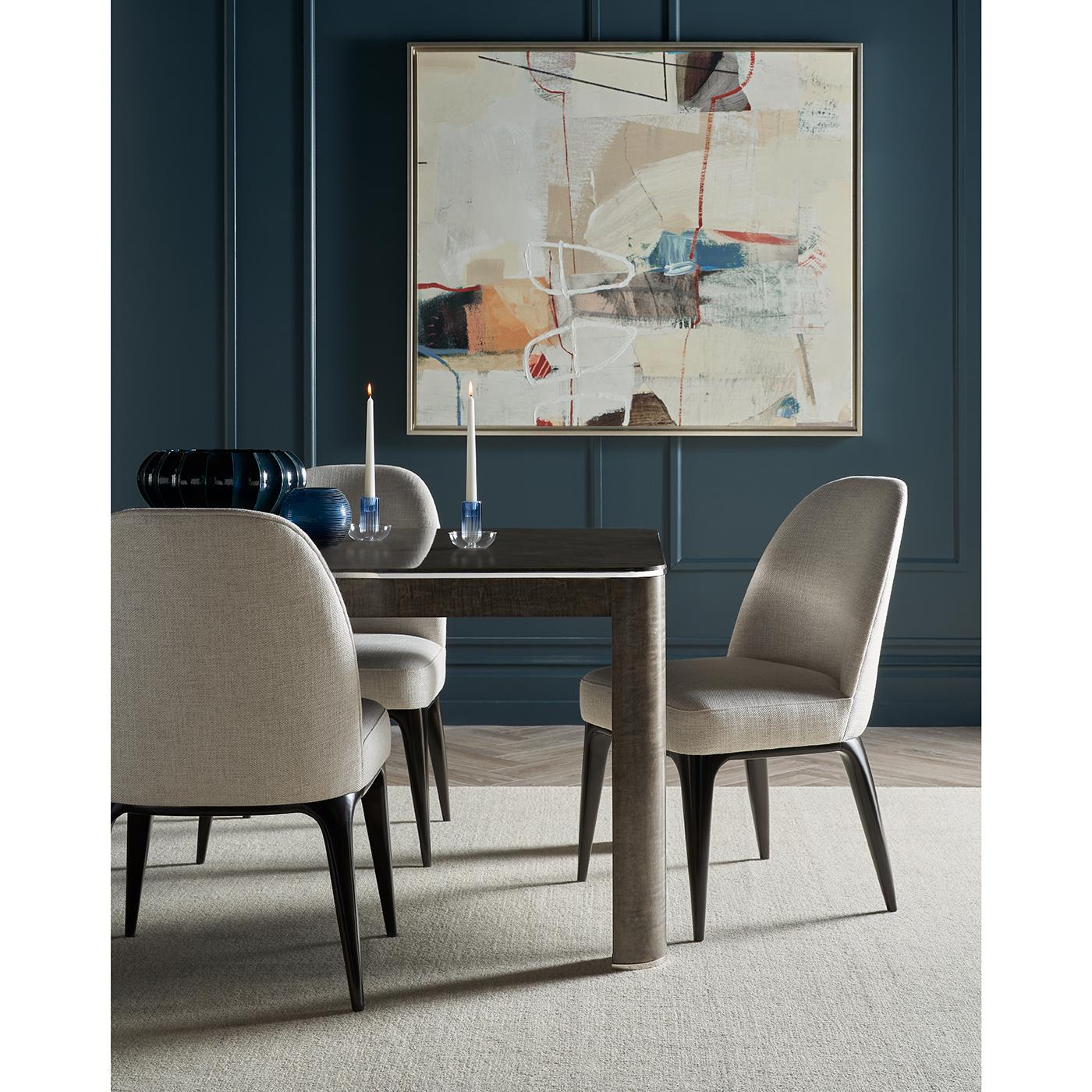 Table à manger extensible Art déco gris en vente 2