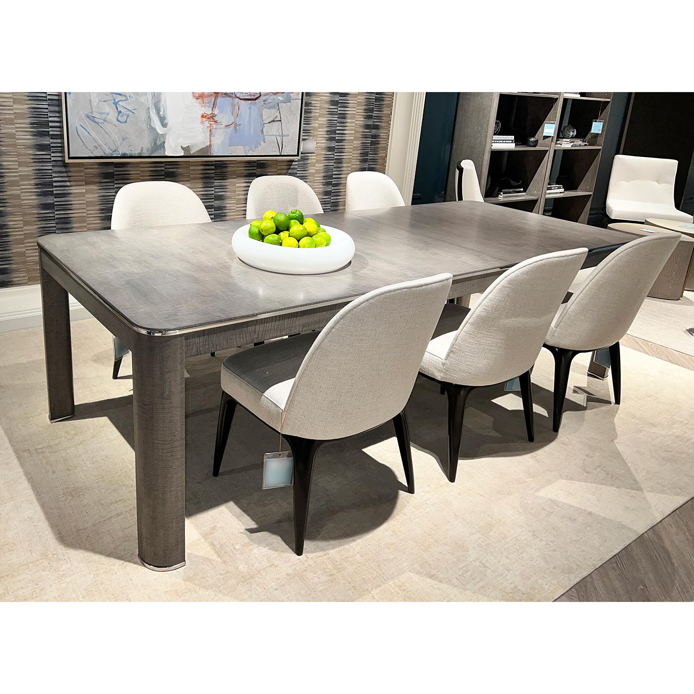Table à manger extensible Art déco gris en vente 3