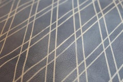 Grey Batik, Framework, Hand Dyed Cowhide Rug by AVO