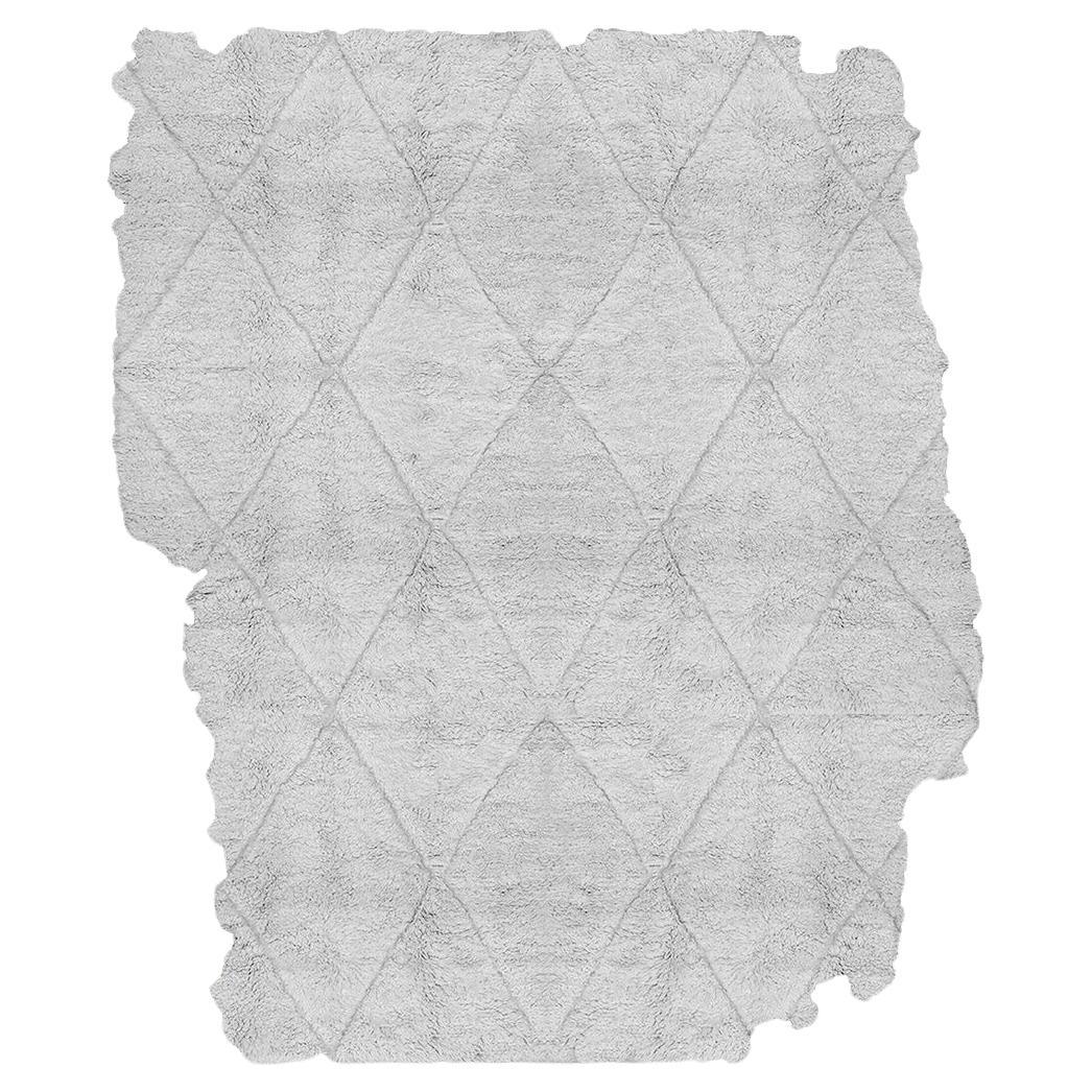 Grey Biondi Dardi Rug by Atelier Bowy C.D. For Sale