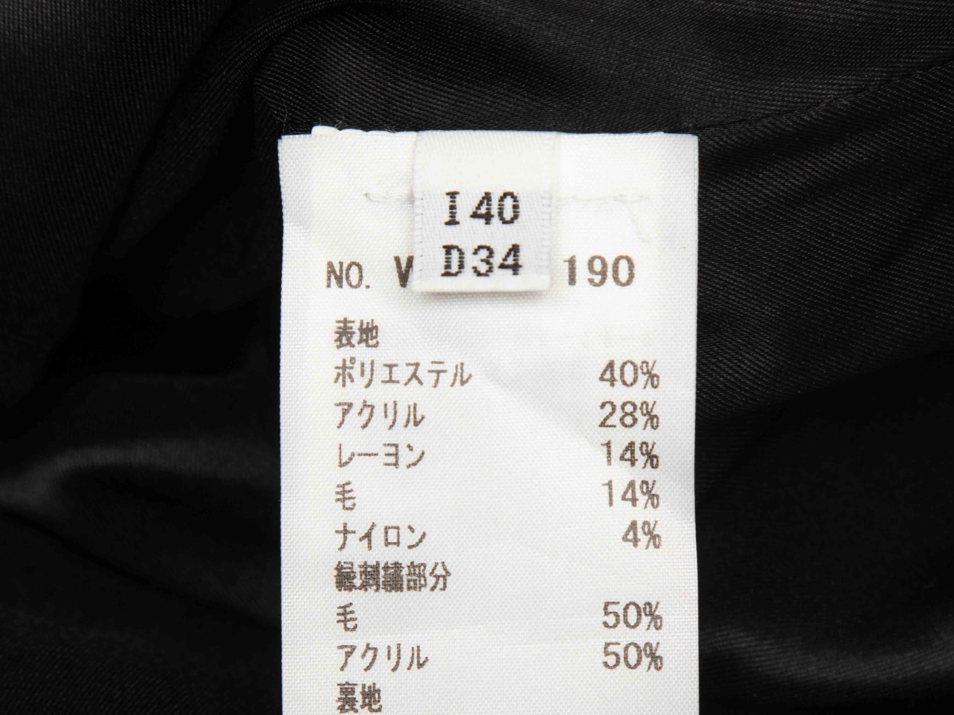 Graues & schwarzes Blumarine Tweed Kleid mit kurzen Ärmeln Größe IT 40 im Angebot 1
