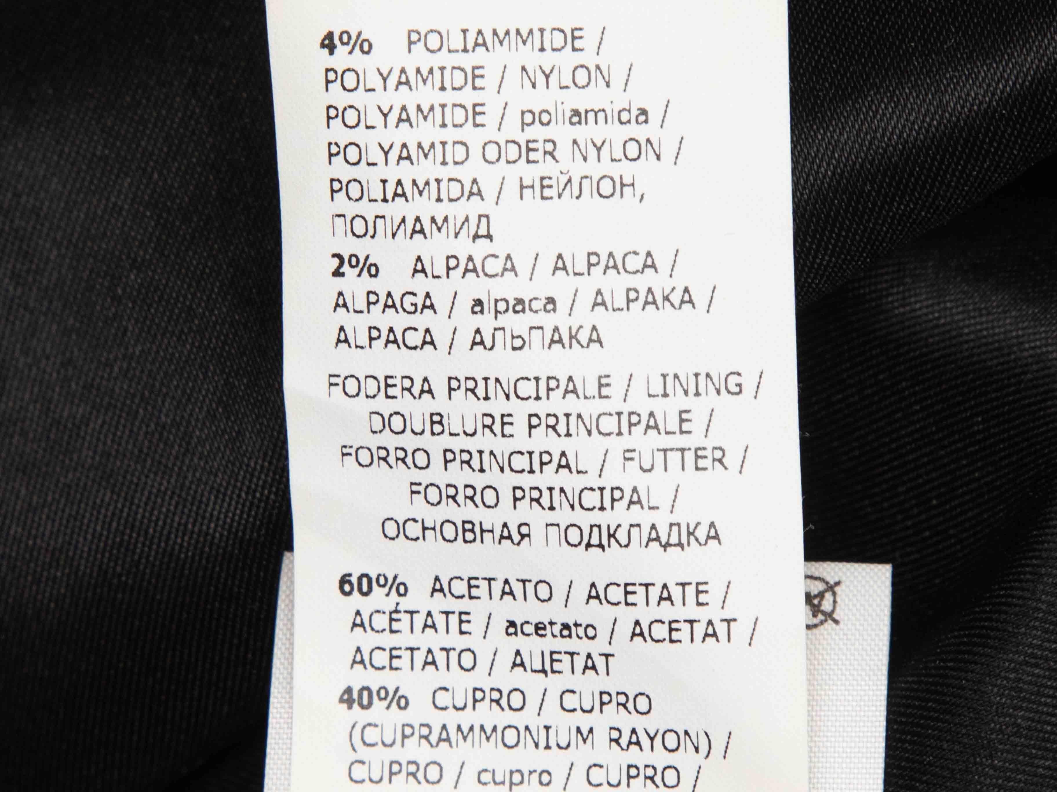 Graues & schwarzes Blumarine Tweed Kleid mit kurzen Ärmeln Größe IT 40 im Angebot 3