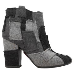 Stivaletti patchwork Lauren Dacade grigi e neri taglia 38