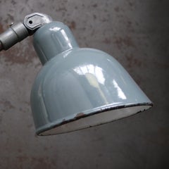 Grey blue Enamel 2 Arm Architect Desk Work Light by Siemens