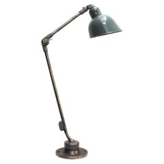 Grey blue Enamel 2 Arm Architect Desk Work Light by Siemens