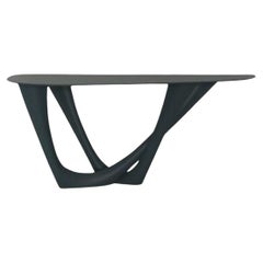 Grey Blue G-Console Duo Steel Base and Top by Zieta