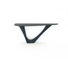 Grey Blue G-Console Steel Base with Steel Top Mono by Zieta