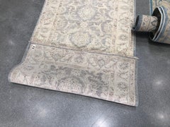 Grey Brown Floral Pakistani Runner