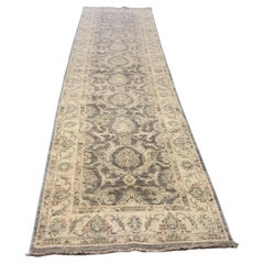 Grey Brown Floral Pakistani Runner