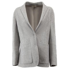 Used Grey Cashmere Coat Size M