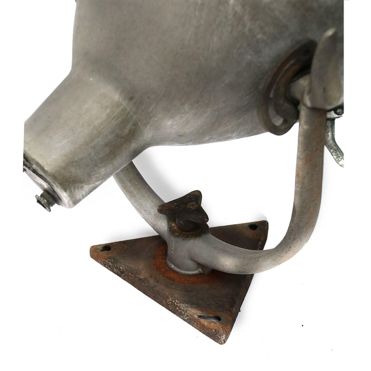 Grey Cast Aluminum Vintage Industrial Crouse-Hinds Spot (4x) 1