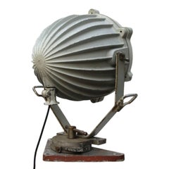 Grey Cast Iron Vintage Industrial Spot with Clear Glass