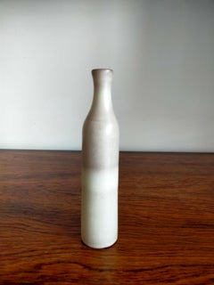 Grey Ceramic "Bouteille" Vase by Jacques & Dani Ruelland