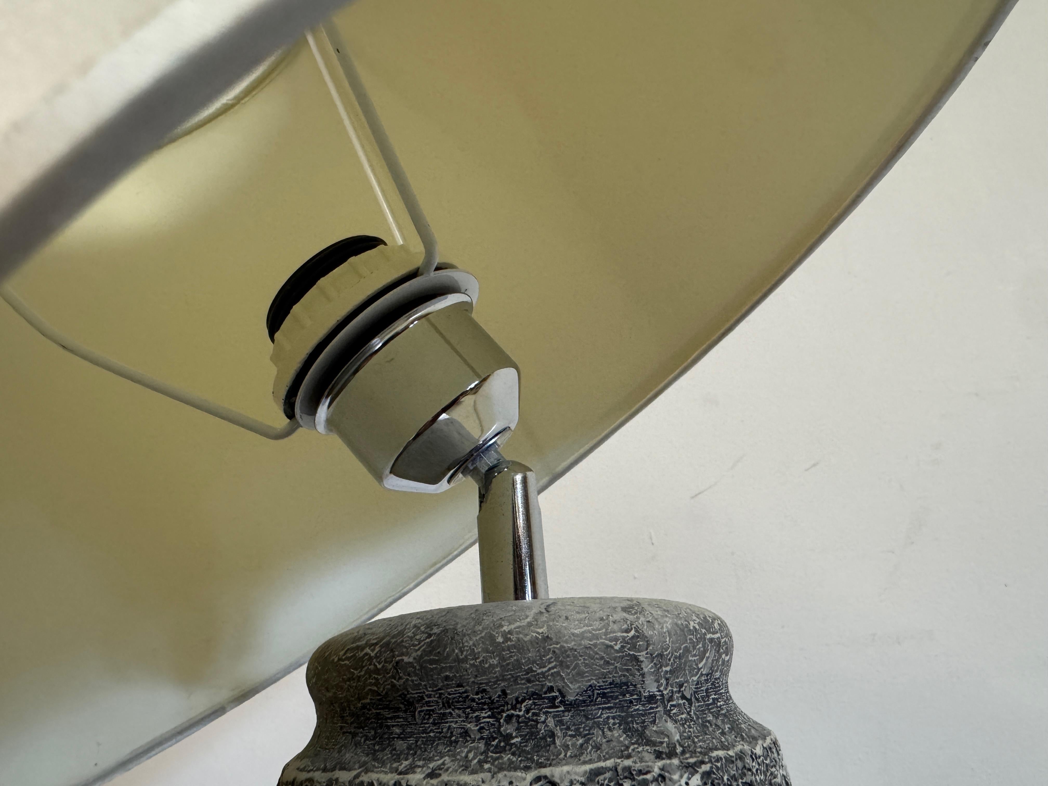 Grey Ceramic Table Lamp For Sale 1