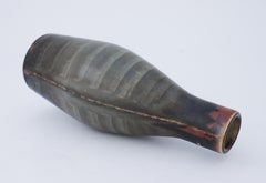 Graue Keramikvase, Carl-Harry Stlhane, Rrstrand Atelier, 1950er Jahre