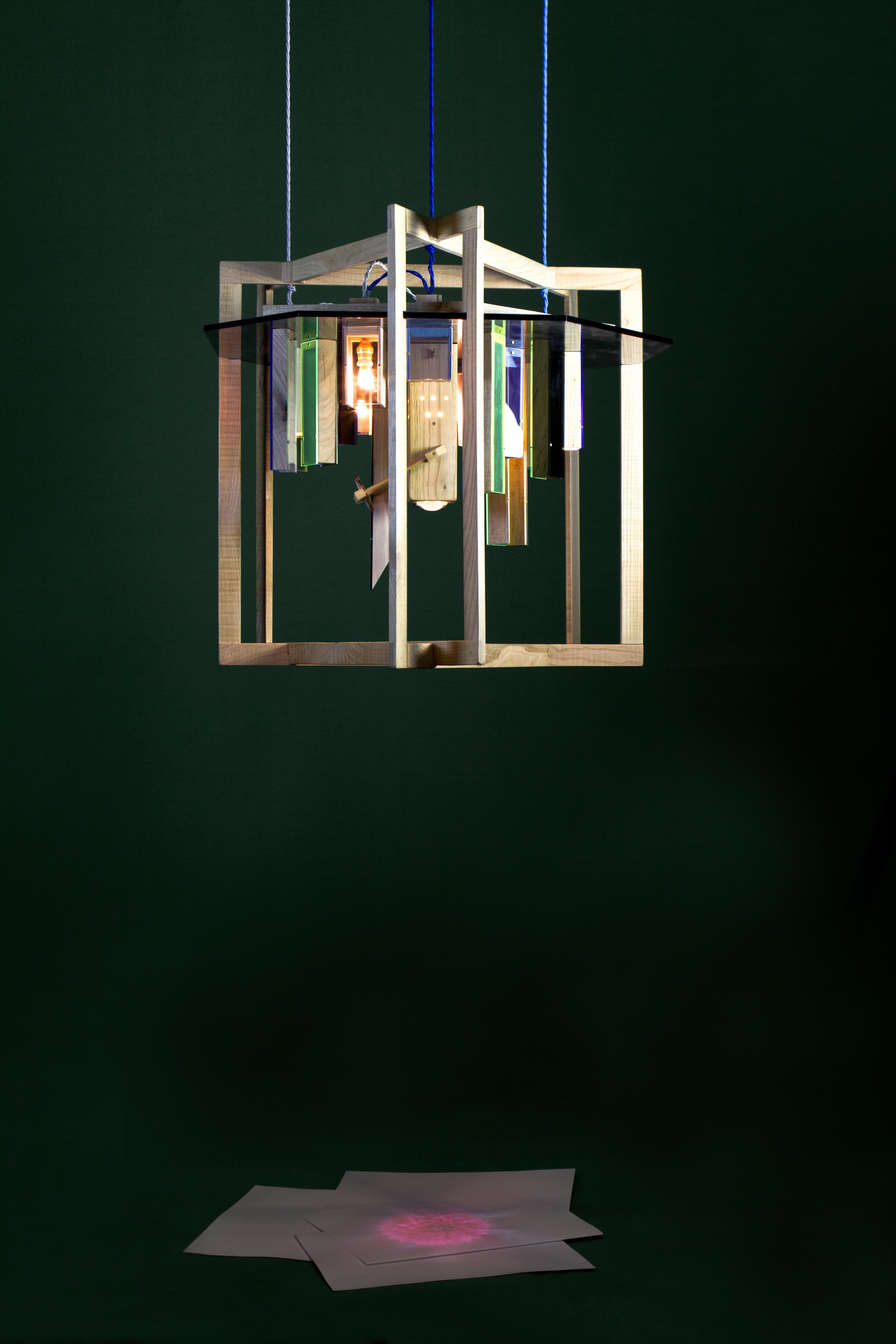 Post-Modern Grey Coloured Blooming Skyline Chandelier by Hillsideout For Sale