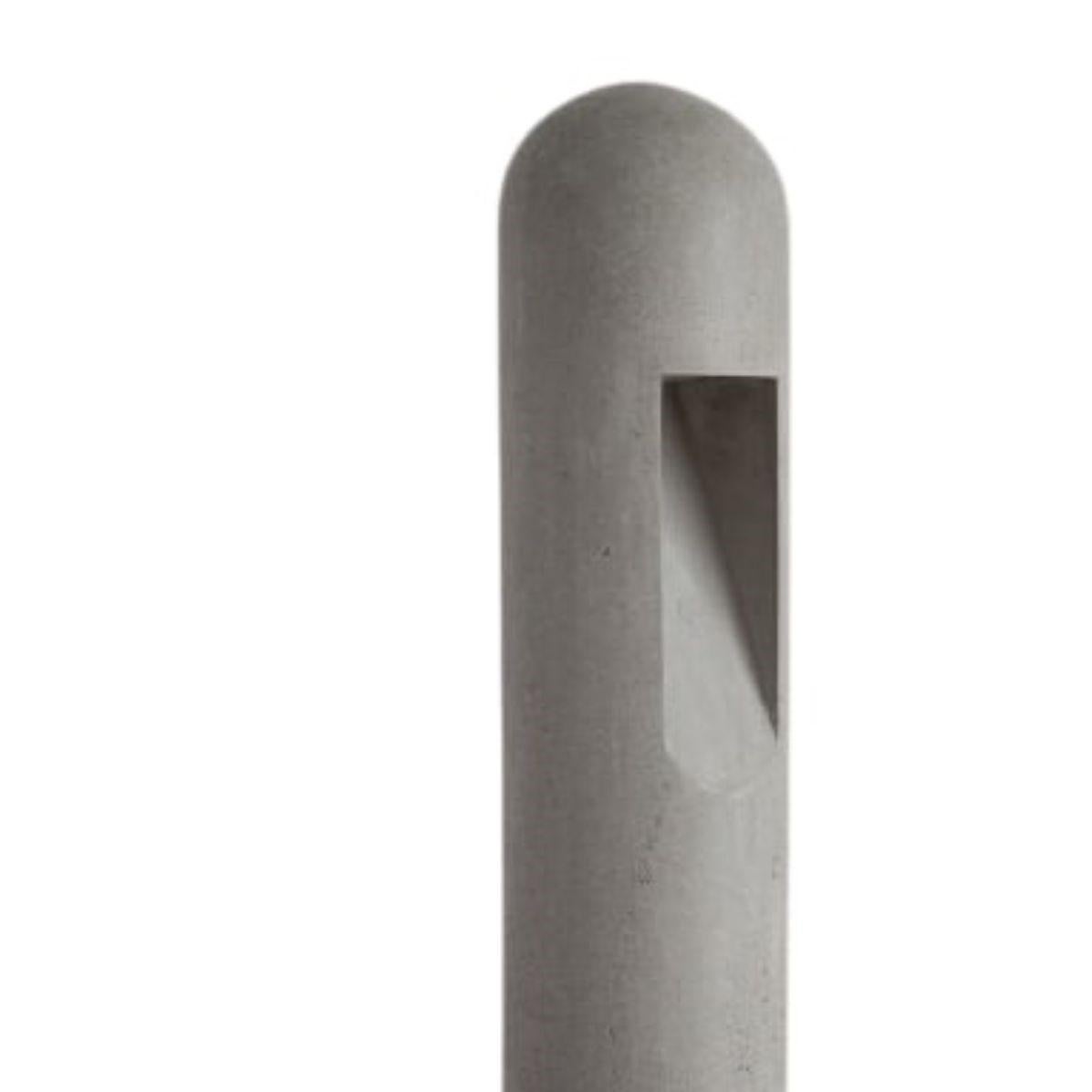 French Grey Concrete Lamp by Rick Owens