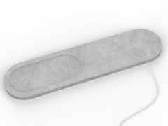 Grey Concrete Pencil Holder, x2 15w Wireless Charger