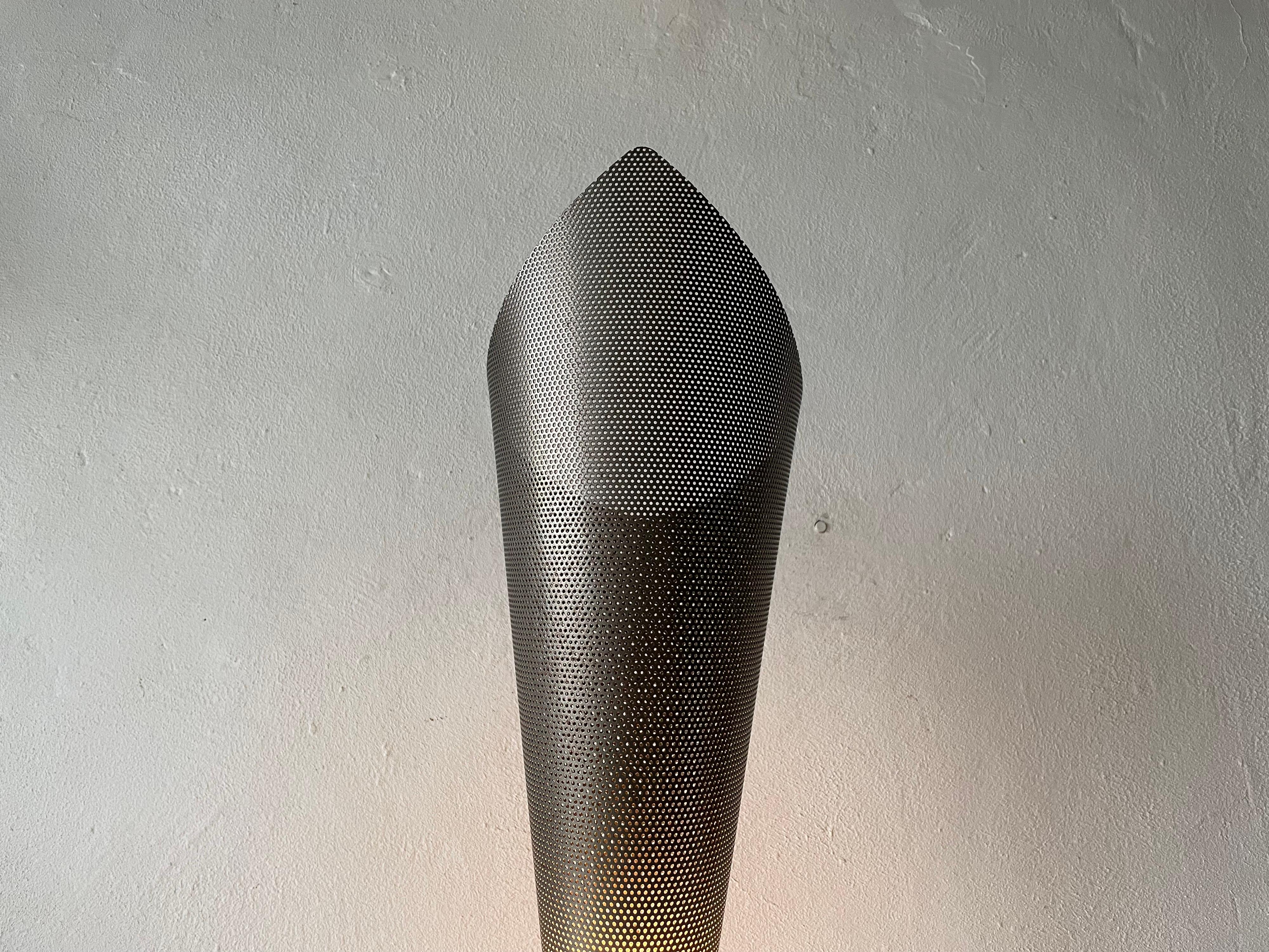 Grey Conic Design Table Lamp, in the Style of Mathieu Matégot, 1970s, Germany For Sale 7