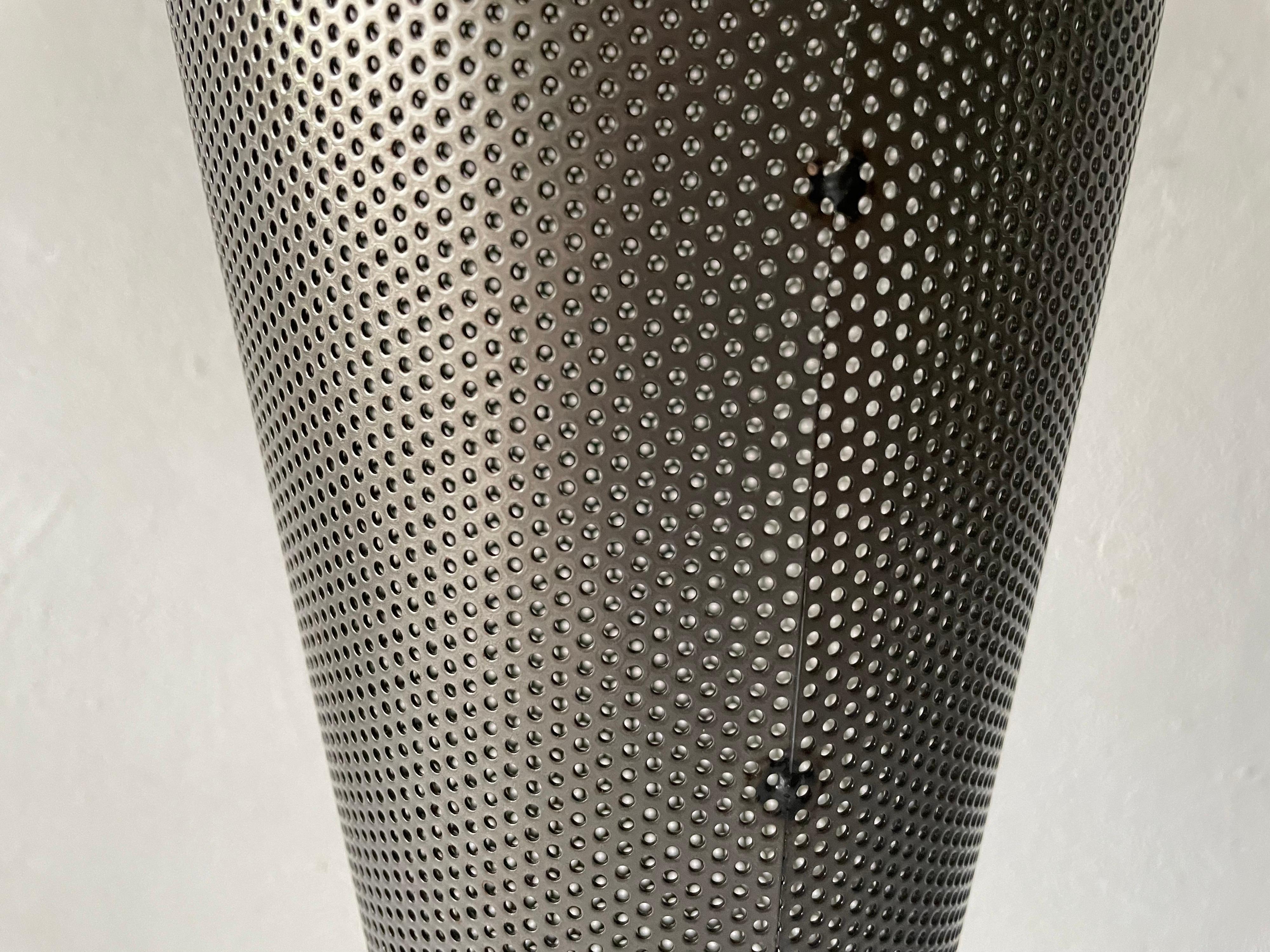 Grey Conic Design Table Lamp, in the Style of Mathieu Matégot, 1970s, Germany For Sale 8