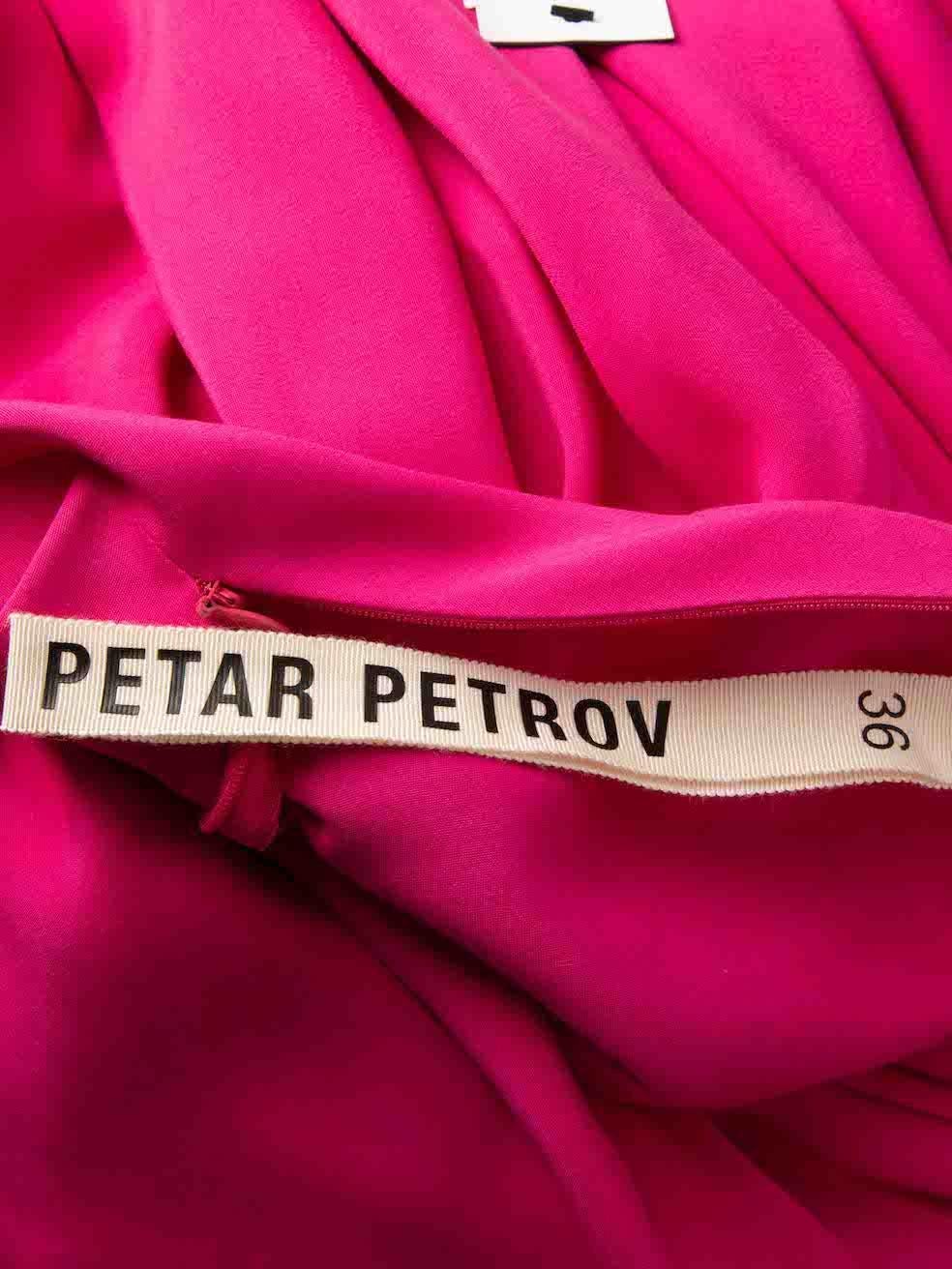 Women's Spring 2022 Pink Long Sleeves Midi Dress Size S