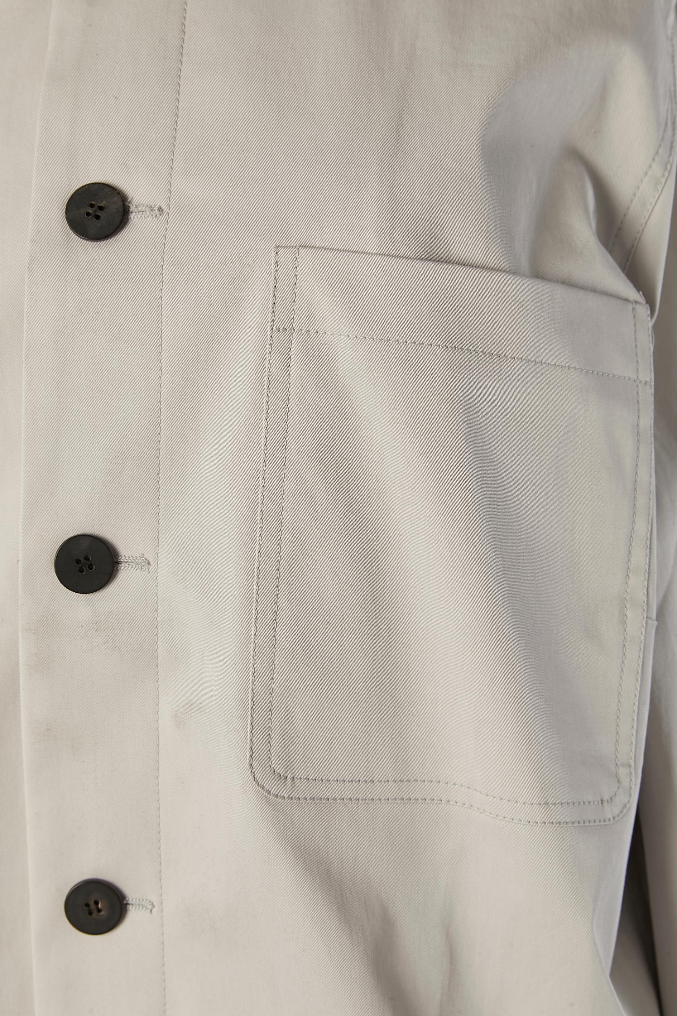 Grigio Camicia in cotone grigio CHRISTIAN DIOR in vendita