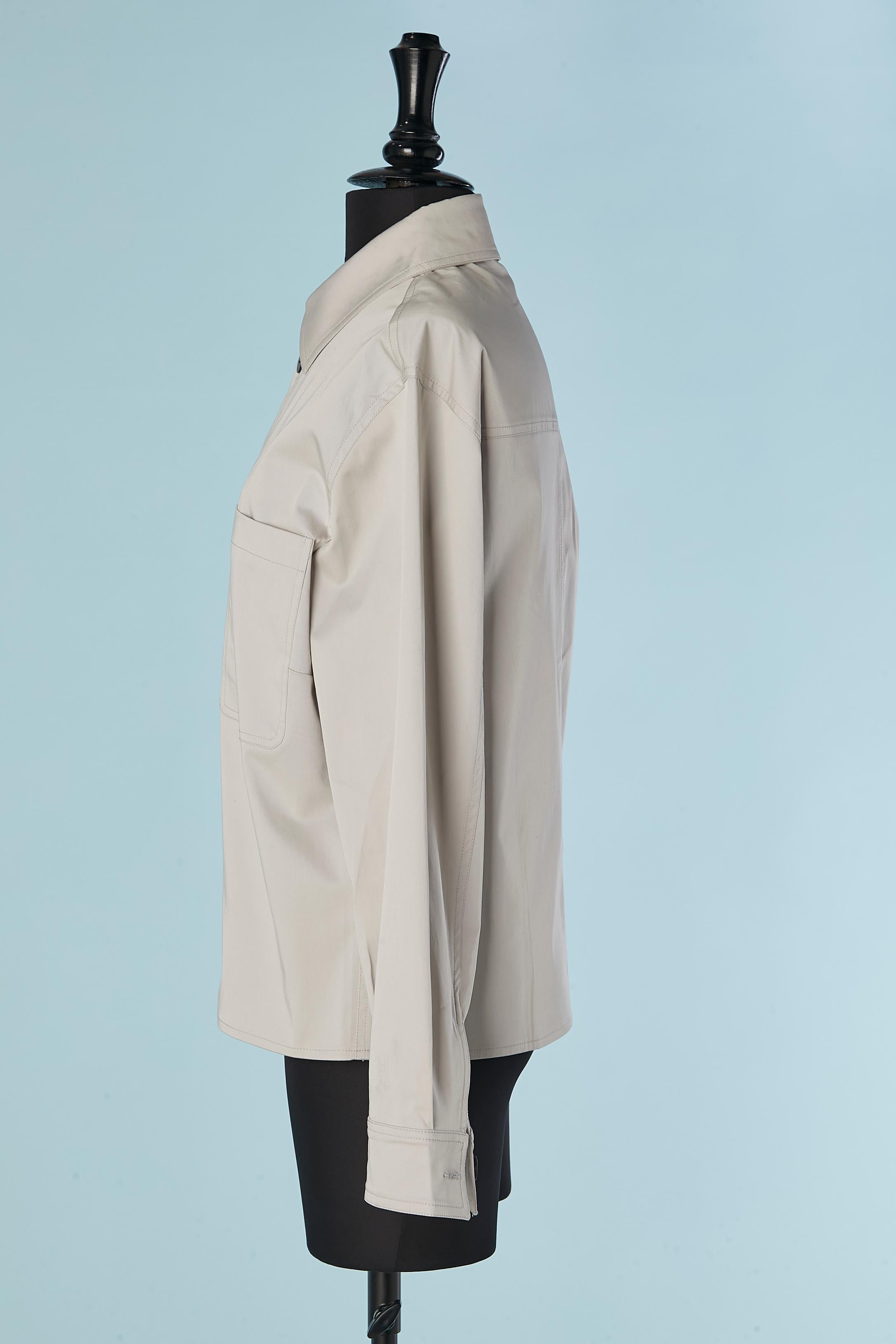 Camicia in cotone grigio CHRISTIAN DIOR In condizioni Nuovo in vendita a Saint-Ouen-Sur-Seine, FR