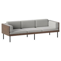 Grey Cut Sofa by Kann Design
