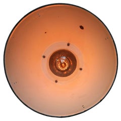 Grey Enamel Vintage Industrial Factory Hanging Pendant Lamp