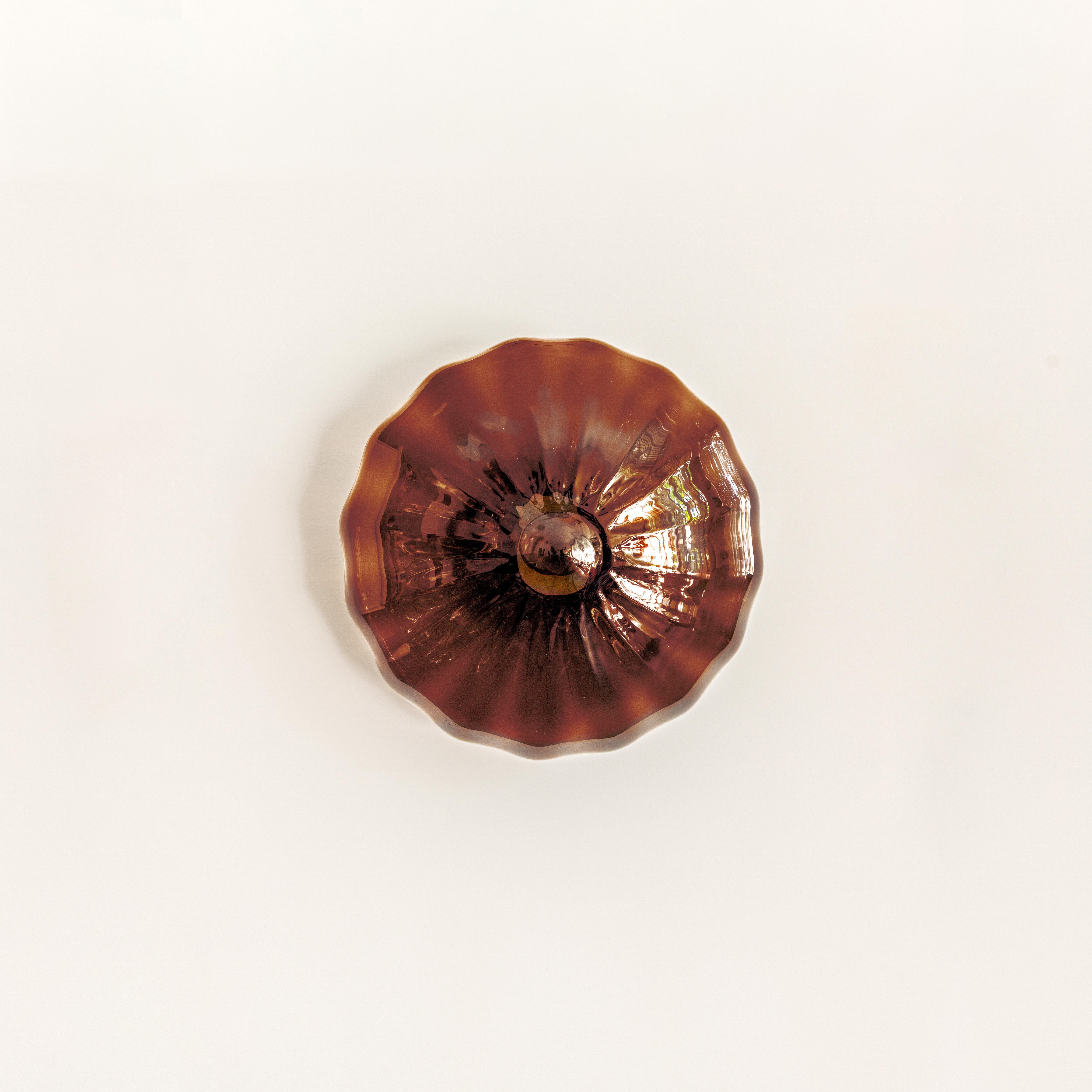 Grey Espadín Glass Sconce, Large, Agave Collection im Zustand „Neu“ im Angebot in New York, NY