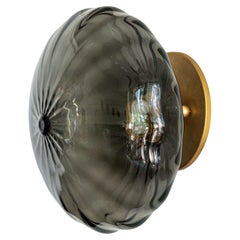 Grey Espadín Glass Sconce, Small, Agave Collection