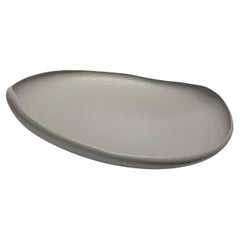 Grey Extra Large Curved Lip Bowl, Italy, Contemporary