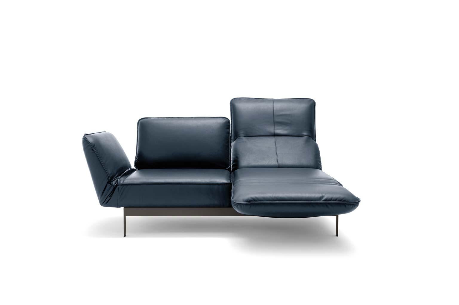 Funktionale Sofa-Sessel-Sessel-Lounge aus grauem Stoff mit schwarzem Stahlgestell von Rolf Benz 6