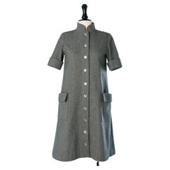 Grey flanelle day dress  Karl Lagerfeld for Chloé