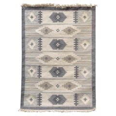 Grey Flat Weave Rug