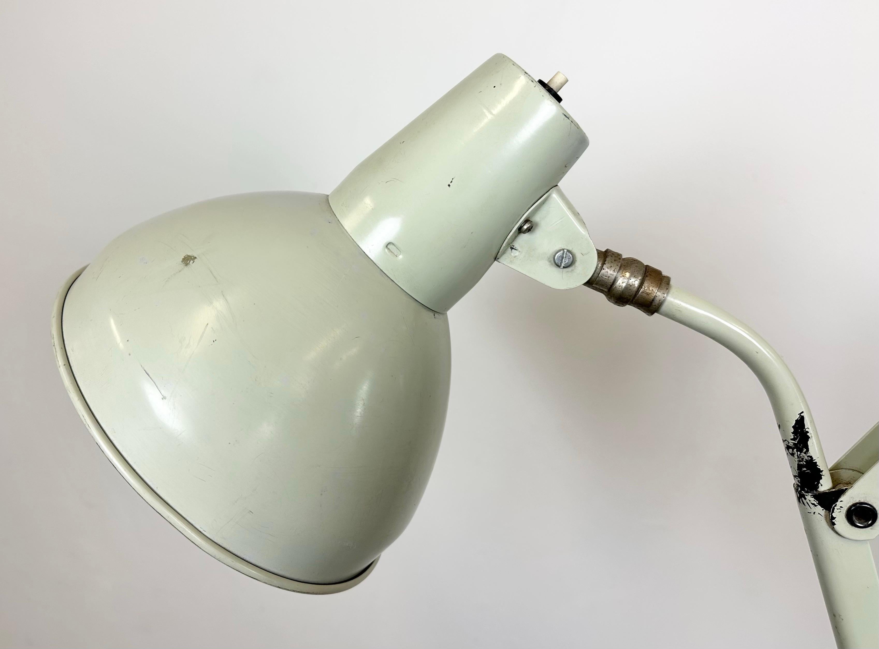Iron Grey German Industrial Scissor Wall Lamp from SIS, 1960s For Sale