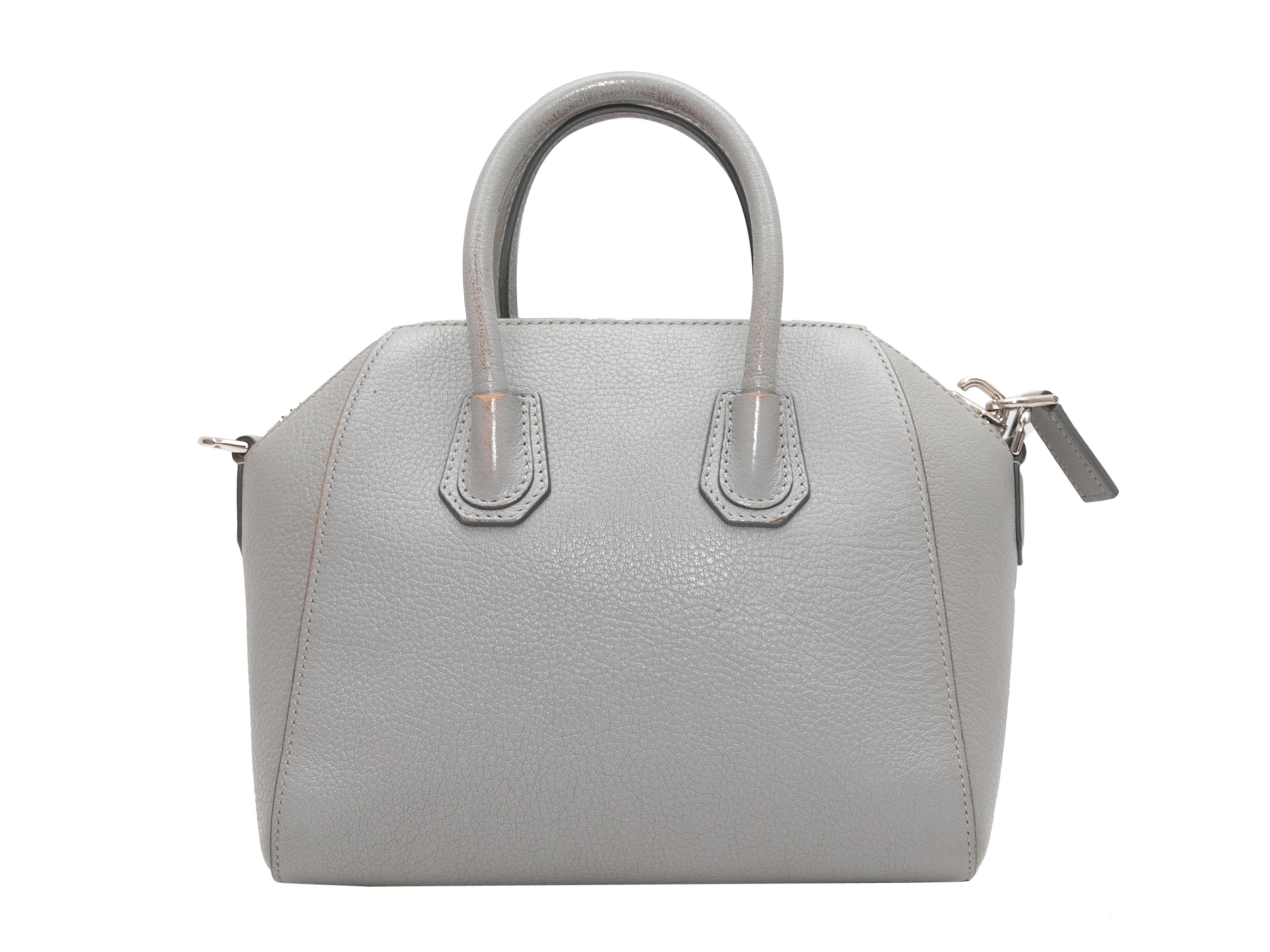 Women's Grey Givenchy Mini Antigona Handbag For Sale