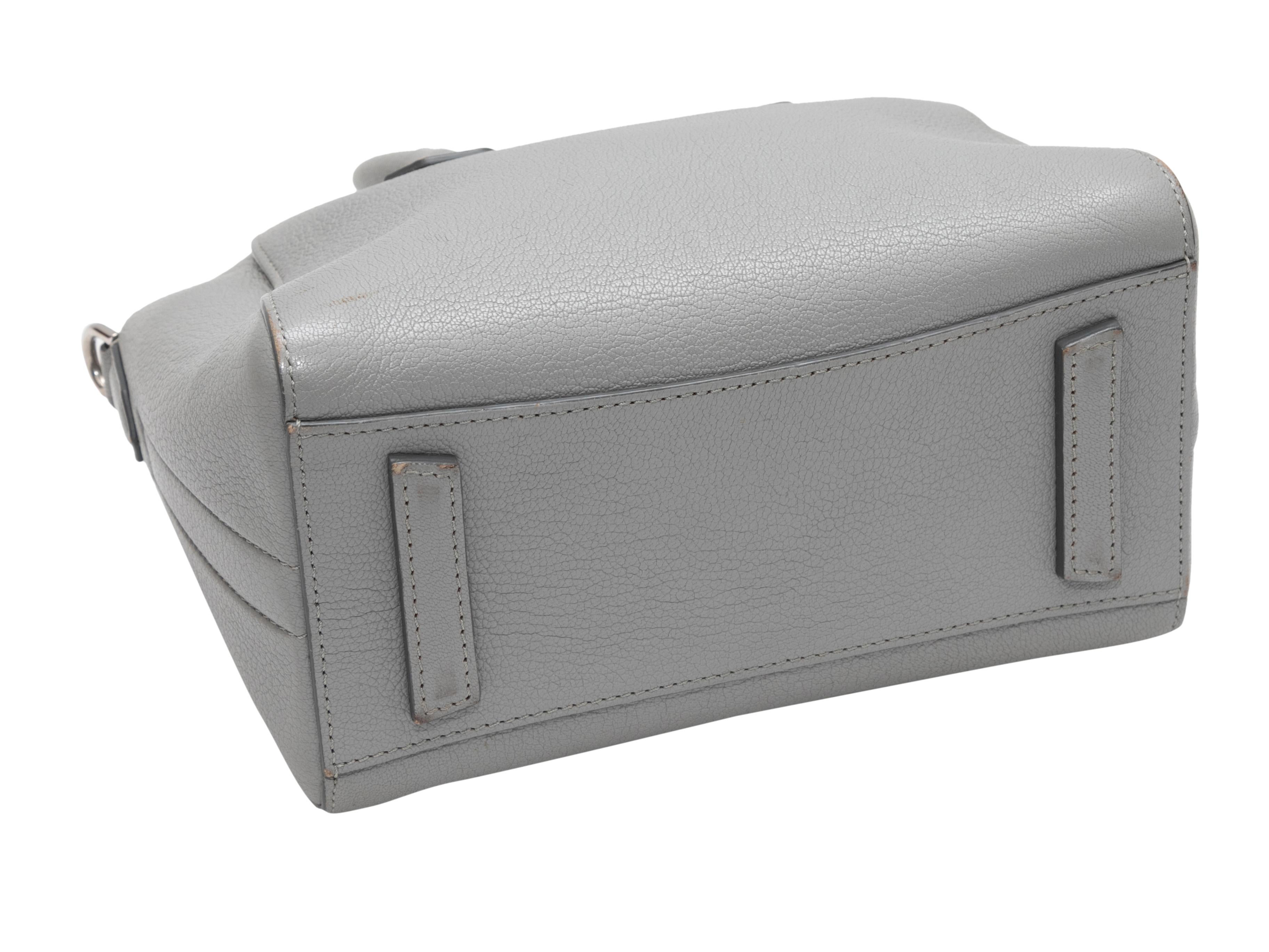 Grey Givenchy Mini Antigona Handbag For Sale 1