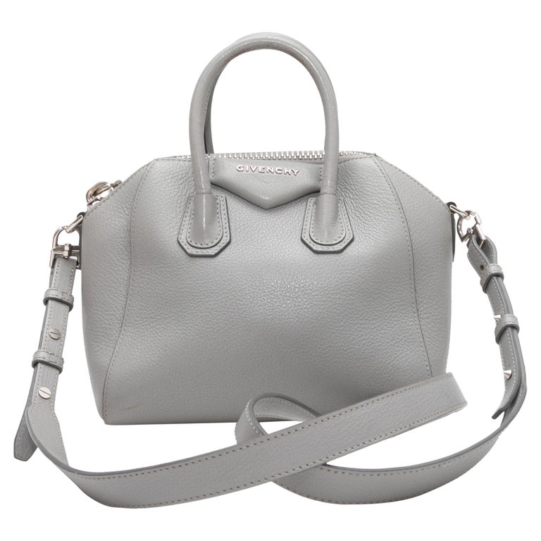 Givenchy Mini Antigona Handtasche in Grau im Angebot bei 1stDibs
