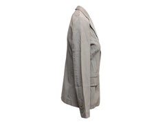 Grauer Gucci Blazer aus Baumwollmischung Größe IT 42