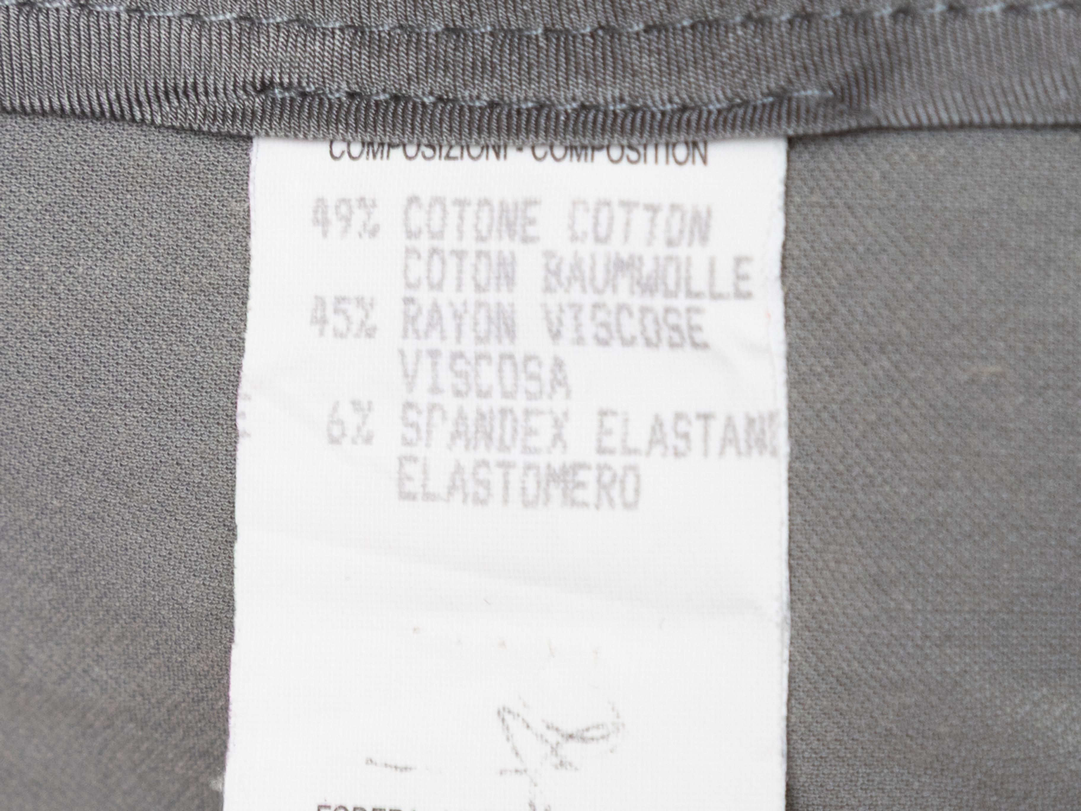 Blazer gris en coton mélangé de Gucci Taille IT 42 en vente 1