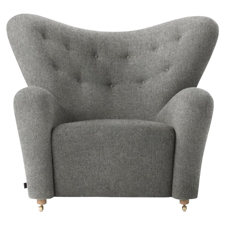 Sillón gris Hallingdal the Tired Man Lounge Chair by Lassen en venta