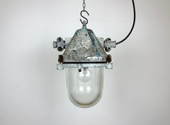 Grey Industrial Cast Aluminium Explosion Proof Lamp, 1970s