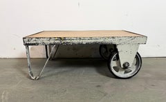 Grey Industrial Coffee Table Cart, 1960s