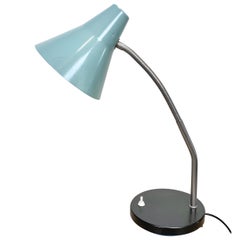 Grey Industrial Gooseneck Table Lamp, 1960s