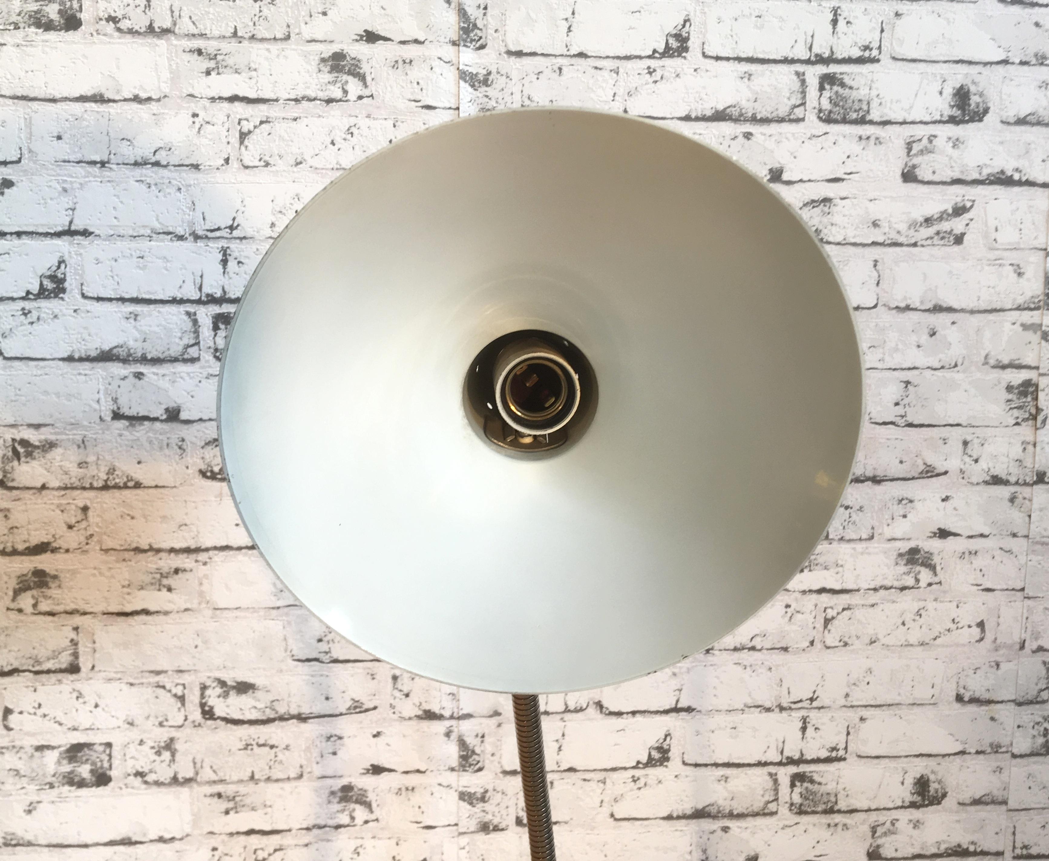 20th Century Grey Industrial Gooseneck Table Lamp from Hala, 1960s