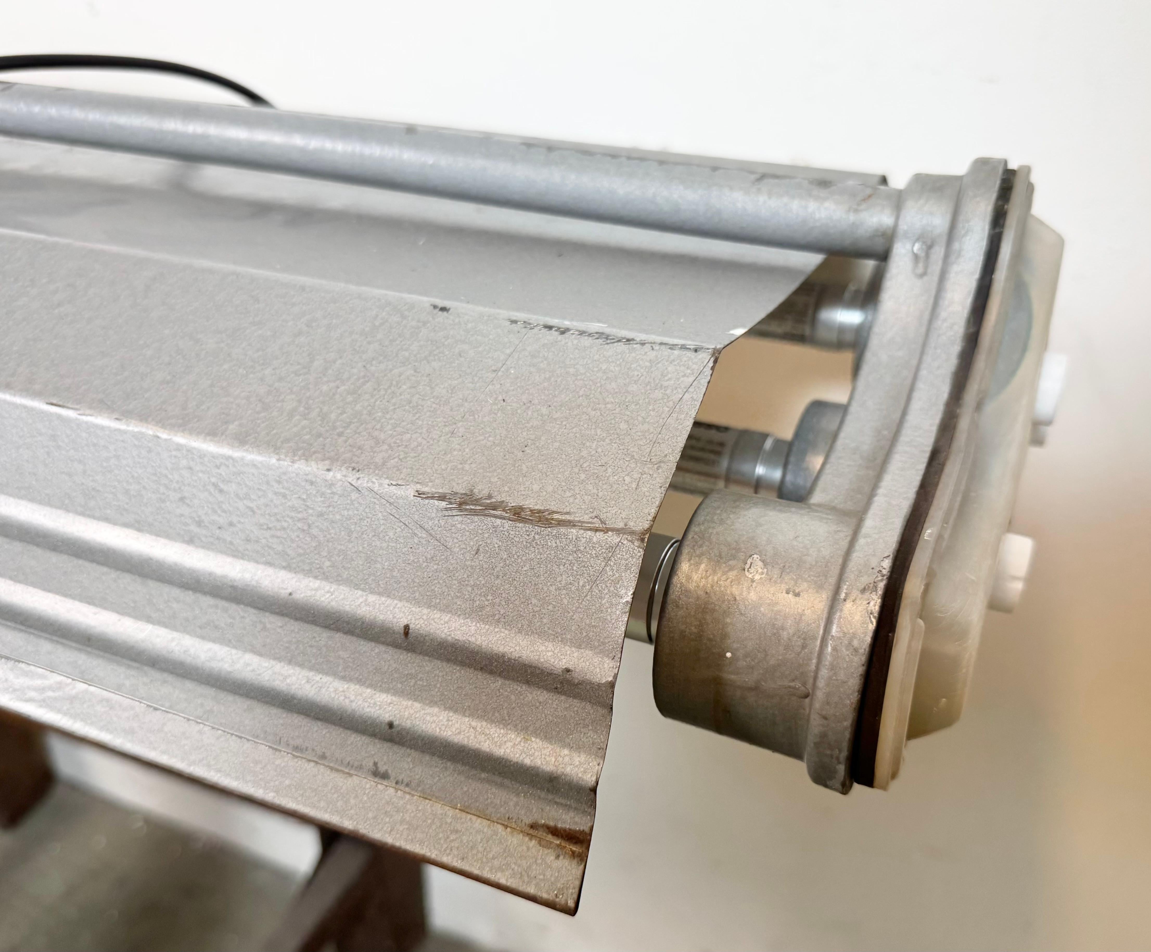 Grey Industrial Hanging Tube Light from Polam Gdansk, 1970s For Sale 11